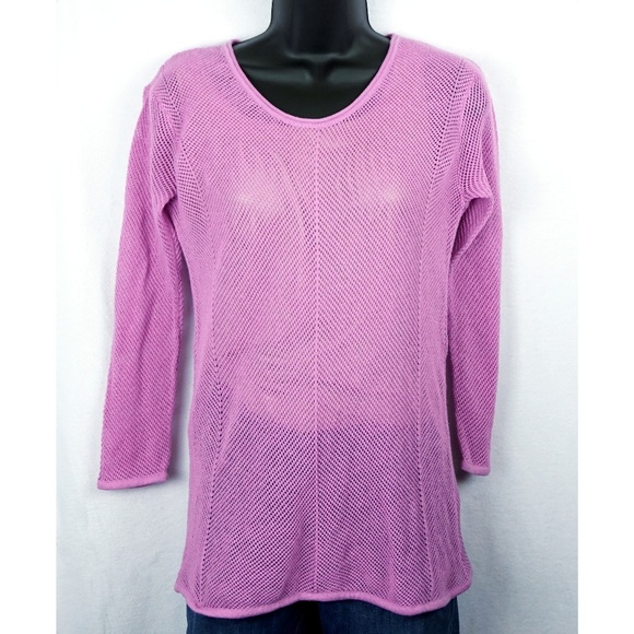 J. Jill | Tops | J Jill Open Knit Pullover Sz Xs | Poshmark